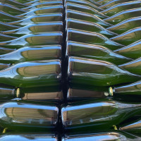 sparkling wine bottles