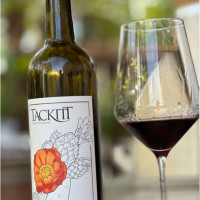 Zinfandel with glass