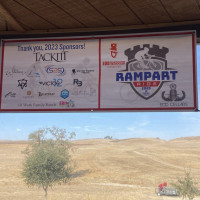 Bike Ride/Rampart Dedication Sign